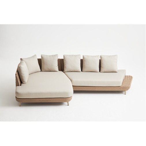 Conjunto Módulo Daybed + Módulo Lateral Direito Em Tricô Caravela (03)